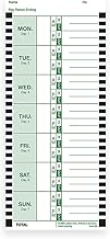 Lathem E8-100 Weekly Time Cards, Thermal Print - Pack of 100 Cards