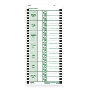 E8-100 Weekly Time Cards by Lathem – 4" x 9", Paper, white, Model E8100
