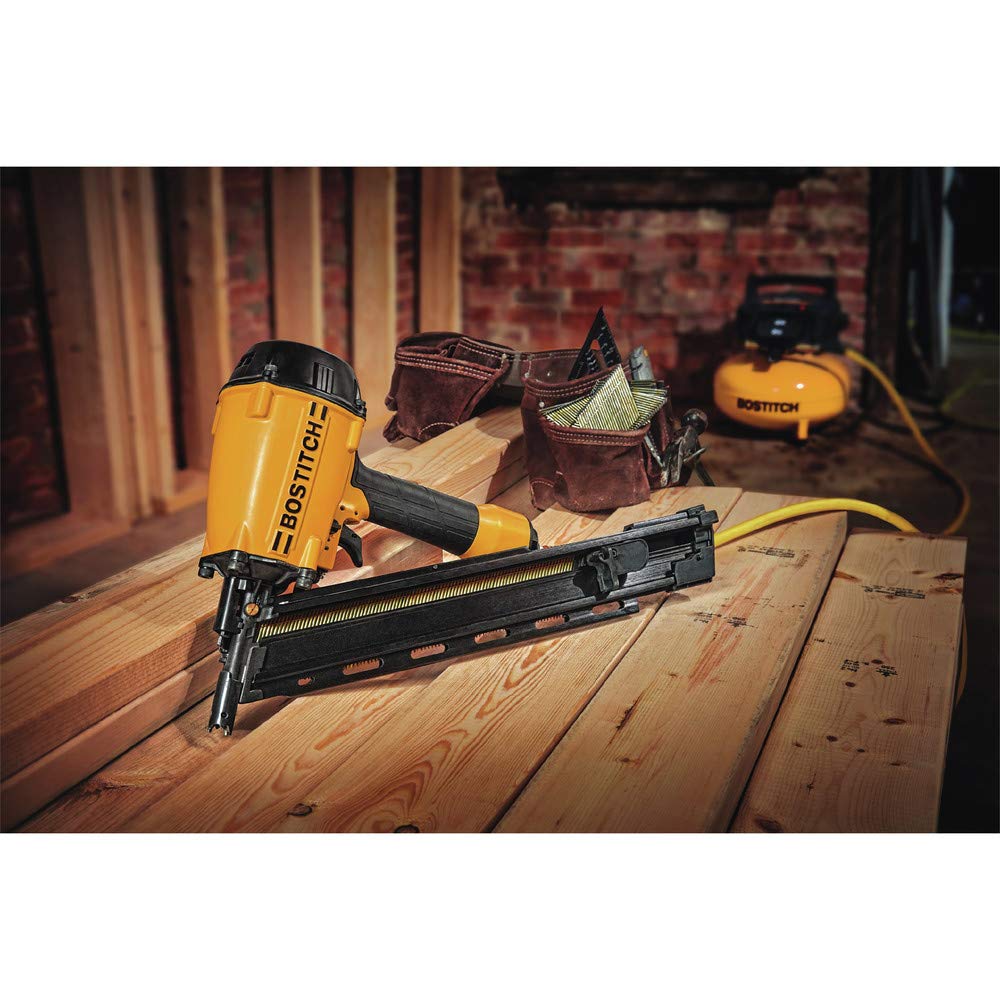 28 Degree Wire Weld Framing Nailer by Bostitch – One Size, Blend, Multi, Model BTF83WW
