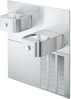 Elkay LNTEM8FK Stainless Steel Bi-Level Wall Mount Drinking Fountain