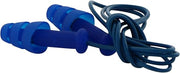 Howard Leight by Honeywell SmartFit Heat-Activated Detectable Corded Reusable Earplugs, 100-Pairs (SDT-30), Blue