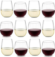 Libbey Stemless Red & White 12 / 12 Count / Set Wine Glasses