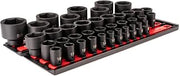 TEKTON 1/2 Inch Drive Impact Socket Set, 39-Piece | SID92112