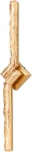 CWI Lighting Contour Integrated LED 33in Brass Vanity Light with Handcrafted Glass for Bathroom, Bedroom, Living Room