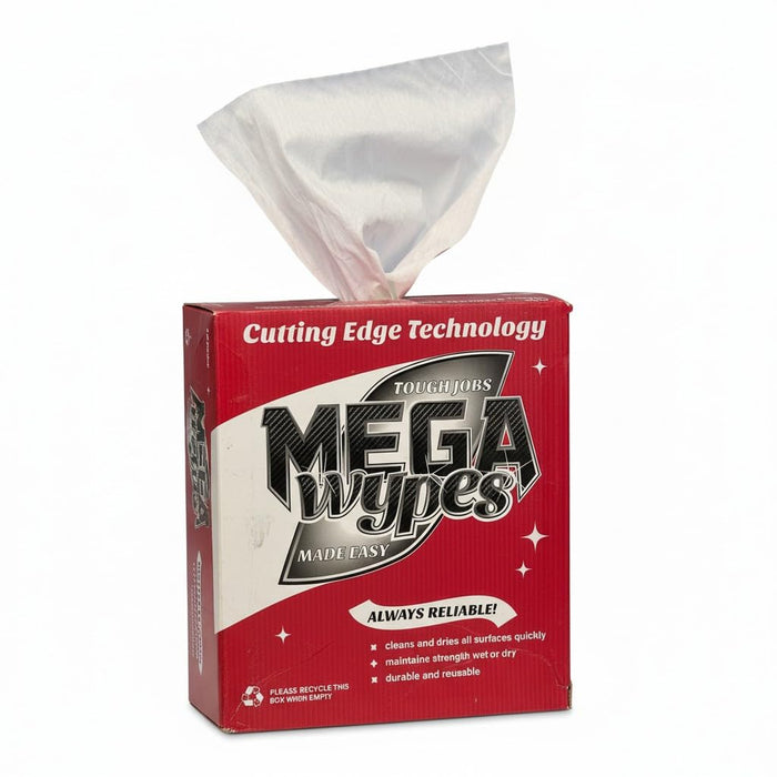 3-Ply Shop Towels, 240 Sheets, Ultra Strong Premium White Cleaning Cloths, Commercial Grade Mechanic Rags for Garage, Auto, Restaurants & Housekeeping, 15” x 9”, White