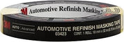 3M Automotive Refinish Masking Tape, 03423, 18 mm x 32 m