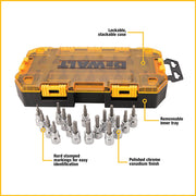 DEWALT Accessory tool kit, 15pc + Set, 3/8" Drive / One Size / 1 Drive Socket Sets
