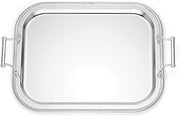 Reed & Barton Engraved Silverplate Rectangular Tray with Handles, 16" | Personalized with Custom Engraving for Luxurious Home Display and Gifting