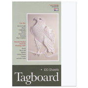 Medium Weight Tagboard by Pacon – 9inx12in, Paper, White, Pack of 100, Model 5281