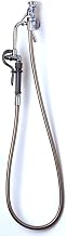 T&S Brass B-0600 Pot Filler, Wall Mount, Vacuum Breaker, 68" Stainless Steel Hose, Self-Closing Hook Nozzle