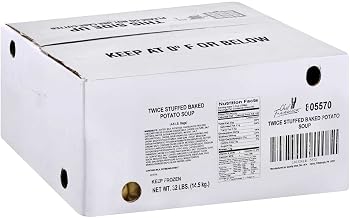 Chef Francisco Twice Baked Stuffed Potato Soup - 8 lb. bag, 4 per case
