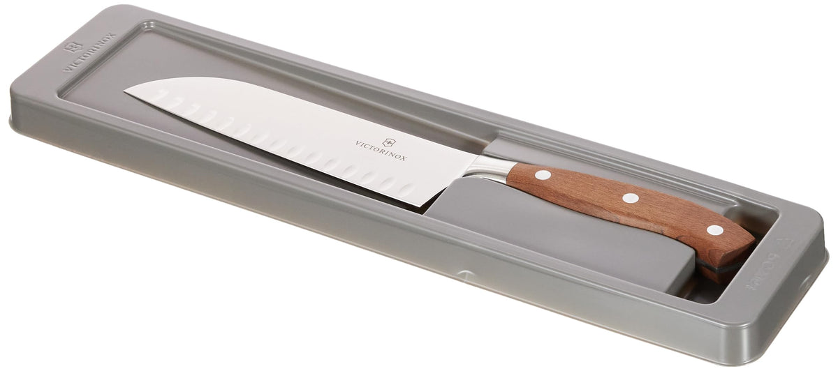 Victorinox Brown / 6.7" / 10. Santoku Grooved 6.7 inches (17 cm) Santoku Knives