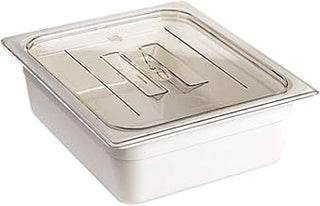 Cambro Camwear Food Pan Lid 1/1 Cover with Handle, Clear