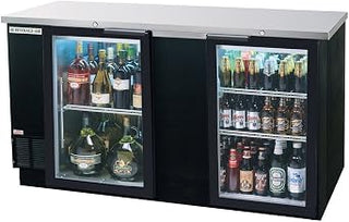 Beverage-Air 69" Refrigerated Backbar Cabinet with 2 Glass Doors