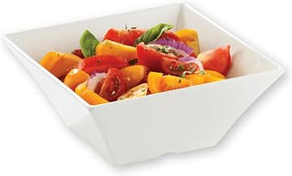 Tablecraft MB166 Frostone Collection White Melamine 13.25 Qt. Bowl