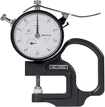 MITUTOYO 7300S .001 in, 0-.5 in, Ceramic Spindle/Anvil, DIAL Thickness GAGE