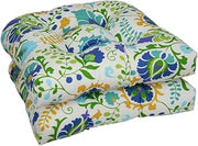 Blazing Needles 93184-4CH-OD-121 19 in. U-Shaped Dining Chair Cushions, Sahalie Opal - Set of 4