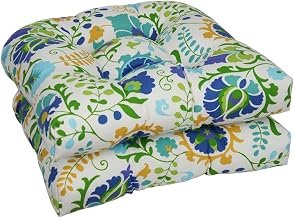 Blazing Needles 93184-4CH-OD-121 19 in. U-Shaped Dining Chair Cushions, Sahalie Opal - Set of 4