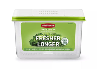 FreshWorks Saver by Rubbermaid – 18.1 Cup, 18.1 cups, Plastic, Clear, Model 2114818