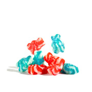 World's Best Firecracker Gummi Bears by Albanese – 7 Ounce (Pack of 6), Red, White, Blue, Pack of 6