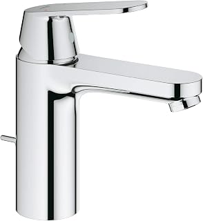 GROHE Einhand-Waschtischbatterie Batterie Eurosmart C 23325 mittelhoch Zugst.-Ablaufgrt. chrom, 23325000
