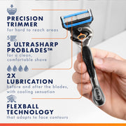 ProGlide Chill Razor Refills for Men by Gillette – 8 Count (Pack of 2), Proshield Chill, Pack of 2, Model 47400656178