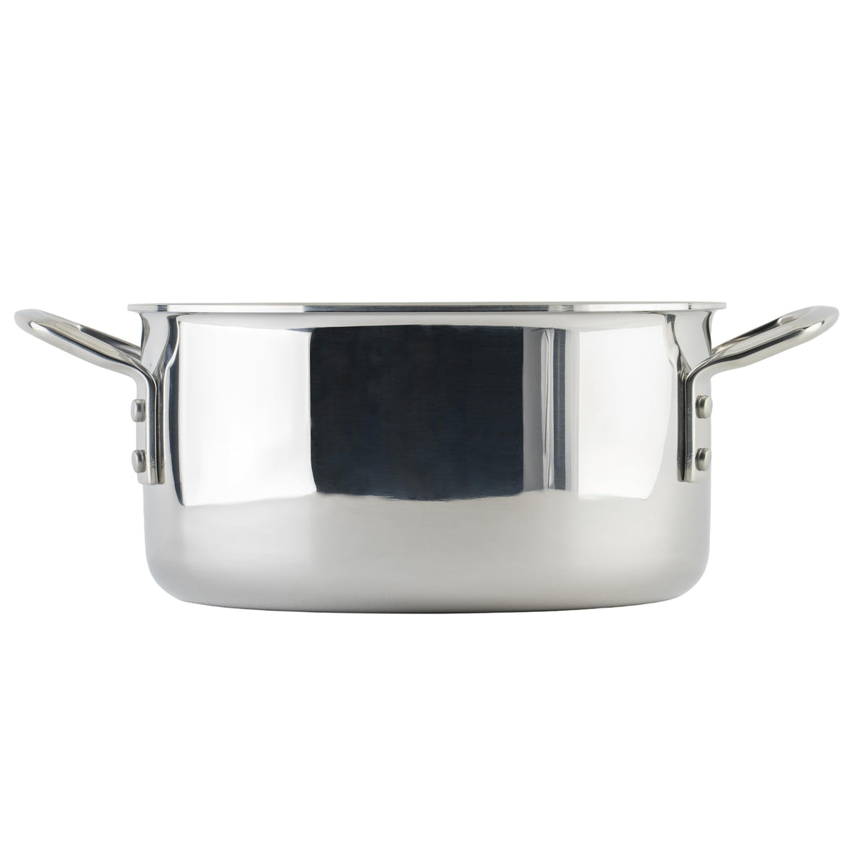 Winco 4.5 Quarts / Stock Pot TriPly / Silver Stockpots