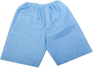 Medline Multilayer Disposable Exam Shorts Blue