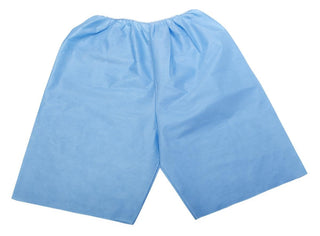 Multilayer Disposable Exam Shorts Blue by Medline – Multilayer, Blue, Pack of 12, Model NON27209MZ