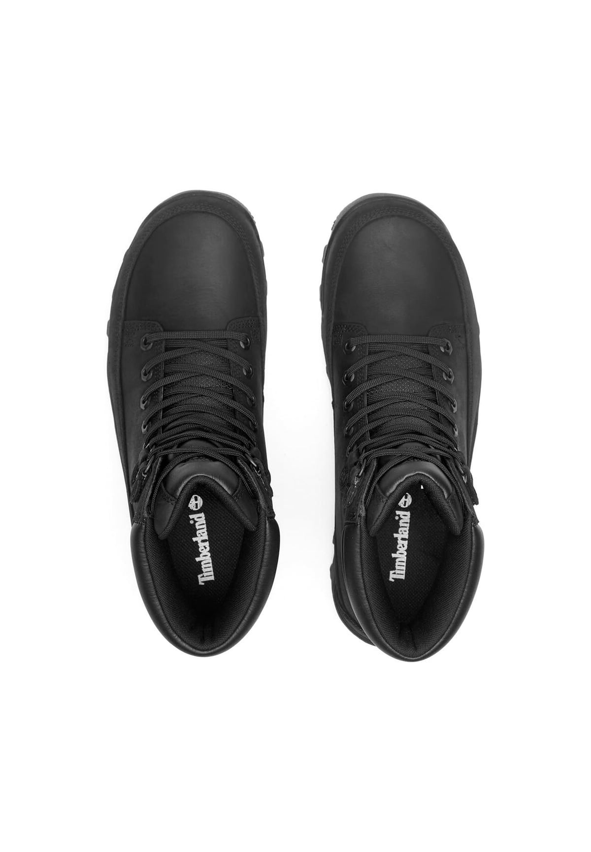 Men's Rime Ridge Mid Wp Trainers by Timberland – 7, Leather, Black