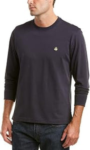 Brooks Brothers Mens Original Fit All Cotton Long Sleeve Basic Tee T-Shirt,