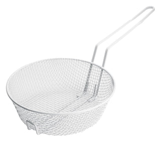 10" White Plastic Breading Basket by Winco – 10 Inch, 10.0 liters, White, Model MSBW-10M
