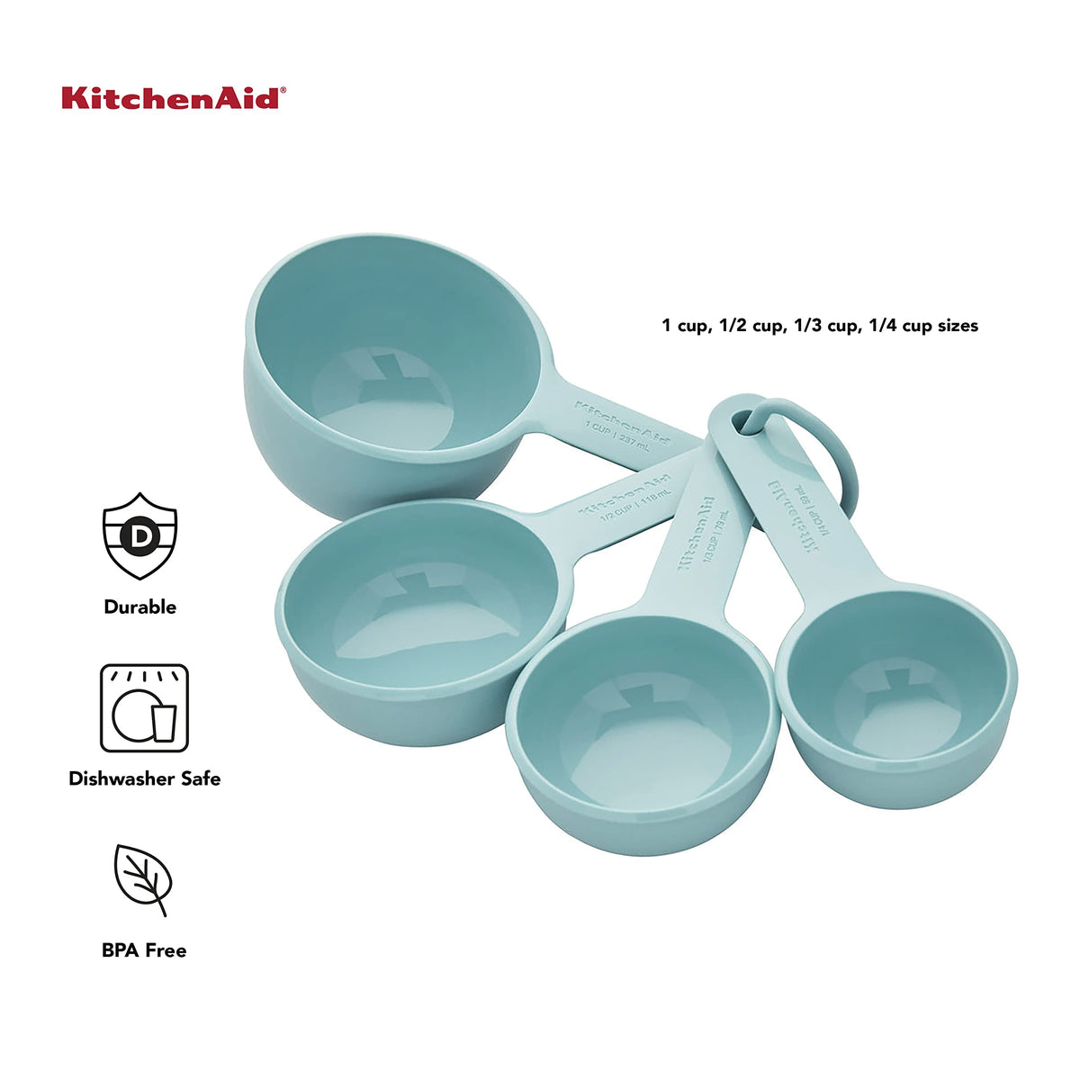 KitchenAid Aqua Sky / Set Of 4 (Pack of 12) / Measuring Cups Cups