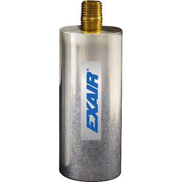 Cold Muffler by EXAIR – 10"L x 4"W x 2"H, Aluminum, Multicolor, Model 3905
