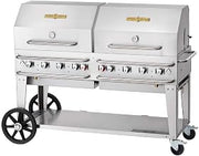 60'' Rental Mobile Grill w/Roll Dome - Bulk Propane Tanks Model