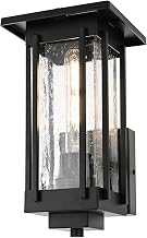 Melvale One Light Outdoor Wall Sconce Black