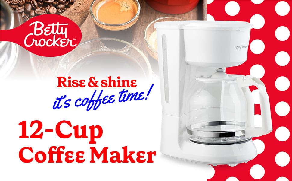 Betty Crocker White / 12-Cup / 60.0 ounces Coffee Machines