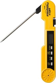 Fieldpiece SPK1 Pocket Thermometer – Folding Probe Digital Temperature Meter for HVACR - Fast-Response Tip- Backlit Display - Compact Clip-On Design