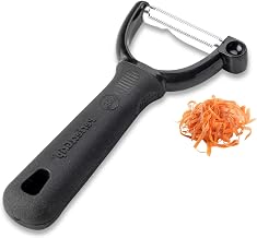 TableCraft 10987 Perfect Grip "Y" Peeler, 5-3/4" x 2-3/4" x 1", Serrated Edge, Stainless Steel (Replaces E5602-SE)