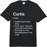 Curtis Name Definition Dictionary Comfort Colors Adult Heavyweight T-Shirt