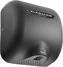 XLERATOR XL-GR Automatic High Speed Hand Dryer with Graphite Cover and 1.1 Noise Reduction Nozzle, 12.5 A, 110/120 V