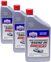 Lucas Oil 10101 Synthetic SAE 5W-50 Motor Oil - 1 Quart (Pack of 3)