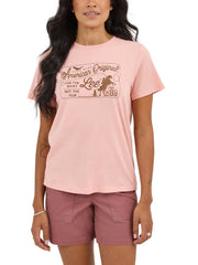 Women's Graphic Tee by Lee – Cotton, Rose Tan, Model 112361211
