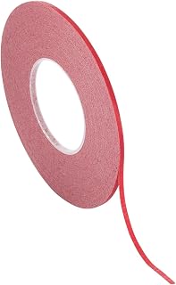 Chartpak Graphic Art Tape, 1/16 W x 648 L Inches, Red Crepe, 1 Roll (BGCP6202)