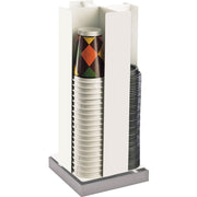 Luxe Revolving Cup/Lid Organizer by CAL-MIL – Stainless Steel, Model 3001-55