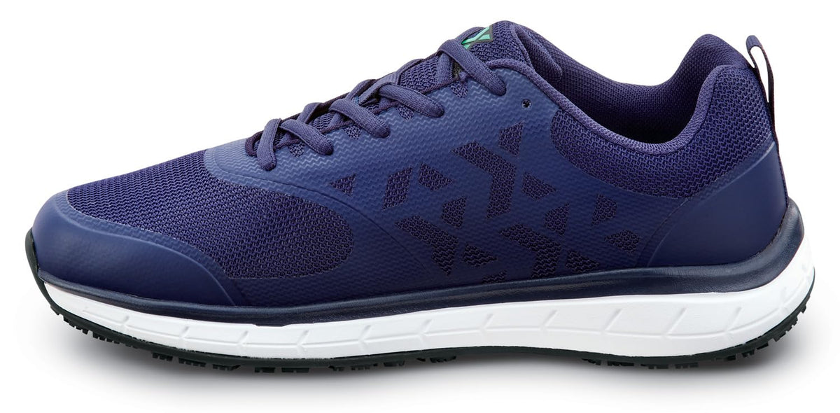Mens Dark Blue Wake MaxTrax Soft Toe SRO Athletic 8.5 M by SR Max – 8.5, Dark Blue