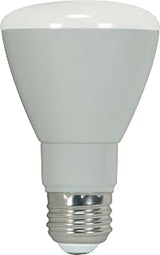 6 Pack Satco S9141 7 Watt Dimmable 3000K Warm White LED R20 Light Bulb - Medium Base (50w Equivalent)