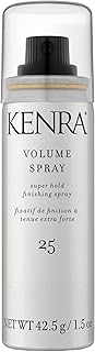 Kenra Volume Spray 25 | Super Hold Finishing & Styling Hairspray | Flake-free & Fast-drying | Wind & Humidity Resistance | All Hair Types