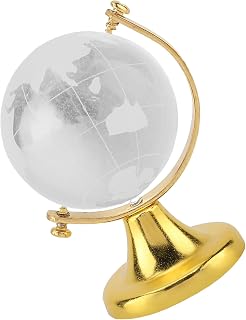 Crystal Glass Globe, Bubble Free Design Globe, Great Decoration with Clear Finish, Ideal for Home, Office & Friends (#01)