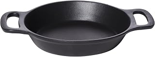 G.E.T. 14 oz 6" Black Heiss Round Server with Handles